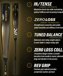 Rawlings 2023 ICON BBCOR -3 Baseball Bat -Bats Elegant Shop RBB3I3 7