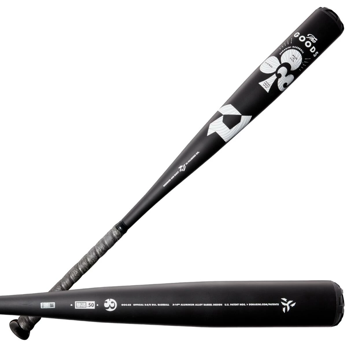 DeMarini 2022 Goods One Piece BBCOR (-3) Baseball Bat (WTDXGOC-22) 3 DeMarini 2022 Goods One Piece BBCOR (-3) Baseball Bat (WTDXGOC-22)