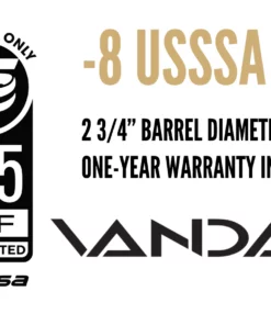 Victus Vandal Senior League (-8) USSSA Bat (VSBVX8) -Bats Elegant Shop products sl 8 vandal lineup