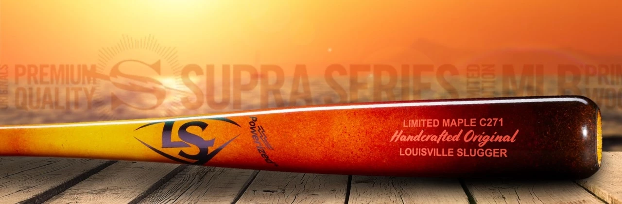 Louisville Slugger Limited Edition Supra Sunset Wood Bat 4 Louisville Slugger Limited Edition Supra Sunset Wood Bat - Image 2