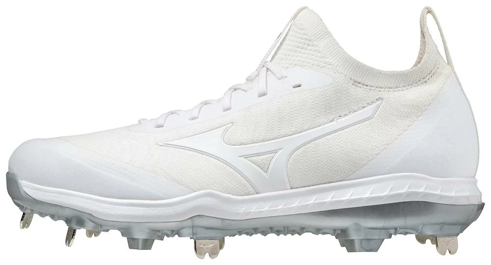 Mizuno Pro Dominant Knit Men’s Spikes – White (320616) 3 Mizuno Pro Dominant Knit Men’s Spikes – White (320616)