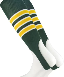 TCK – Pattern D – Adult 300 4″ Cut Baseball Stirrups -Bats Elegant Shop 4 In D Green Gold
