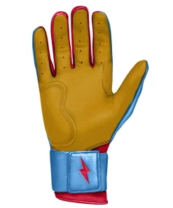 Bruce Bolt – BADER Series Adult Long Cuff Batting Gloves | BABY BLUE -Bats Elegant Shop Bader long 3