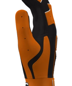 Franklin Custom CFX Pro Batting Gloves – Adult – Orange/Black -Bats Elegant Shop Blk Org 3