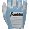 Franklin Custom CFX Pro Batting Gloves – Adult – C. Blue/White 2 Franklin Custom CFX Pro Batting Gloves – Adult – C. Blue/White -Bats Elegant Shop C. Blue White 1