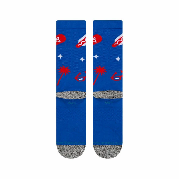 Stance – LOS ANGELES DODGERS LANDMARK CREW SOCKS 5 Stance – LOS ANGELES DODGERS LANDMARK CREW SOCKS - Image 3