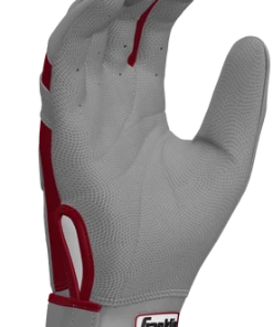 Franklin Custom CFX Pro Batting Gloves – Adult – Grey/Cardinal 10 Franklin Custom CFX Pro Batting Gloves – Adult – Grey/Cardinal -Bats Elegant Shop Grey Card 4