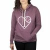 Baseballism – Heart Seams Hoodie (Women’s) -Bats Elegant Shop HeartSeamsHoodie 1