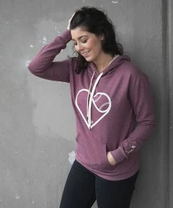 Baseballism – Heart Seams Hoodie (Women’s) 8 Baseballism – Heart Seams Hoodie (Women’s) -Bats Elegant Shop HeartSeamsHoodie 3