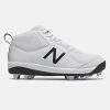 New Balance 3000v5 Youth Molded Cleats – White (J3000SW5) -Bats Elegant Shop J3000SW5 1