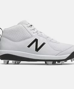 New Balance 3000v5 Youth Molded Cleats – White (J3000SW5)