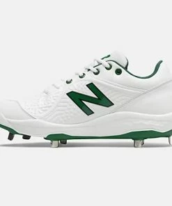 New Balance – White/Green Low-Cut L3000v5 Metal Spikes (L3000OA5) 8 New Balance – White/Green Low-Cut L3000v5 Metal Spikes (L3000OA5) -Bats Elegant Shop L3000OA5 3