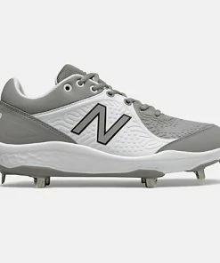 New Balance – Grey/White Low-Cut L3000v5 Metal Spikes (L3000TG5)
