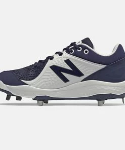 New Balance – Navy/White Low-Cut L3000v5 Metal Spikes (L3000TN5) -Bats Elegant Shop L3000TN5 3