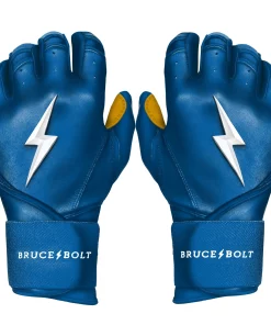 Bruce Bolt Batting Gloves – PREMIUM PRO Adult Long Cuff -Bats Elegant Shop Long Cuff Royal 1 1