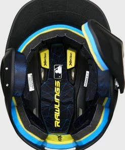 Rawlings MACH Helmet With Adjustable Extension – Right-Handed -Bats Elegant Shop MA07 Black 5 1