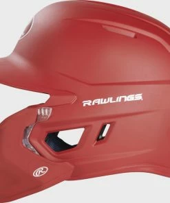 Rawlings MACH Helmet With Adjustable Extension – Left-Handed 11 Rawlings MACH Helmet With Adjustable Extension – Left-Handed -Bats Elegant Shop MA07 Red 3