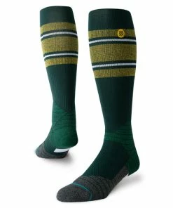 Stance – Diamond Pro OTC Stripe Socks 13 Stance – Diamond Pro OTC Stripe Socks -Bats Elegant Shop OTC Stripe Green Gold