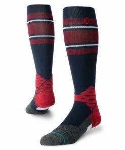 Stance – Diamond Pro OTC Stripe Socks 14 Stance – Diamond Pro OTC Stripe Socks -Bats Elegant Shop OTC Stripe Navy Red