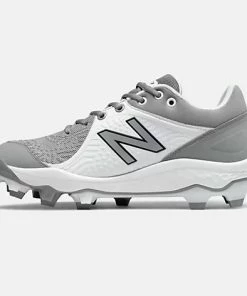 New Balance – Men’s Grey/White 3000v5 Fresh Foam Molded Cleat (PL3000G5) -Bats Elegant Shop PL3000G5 3