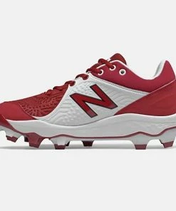 New Balance – Men’s Maroon/White 3000v5 Fresh Foam Molded Cleat (PL3000M5) -Bats Elegant Shop PL3000M5 3