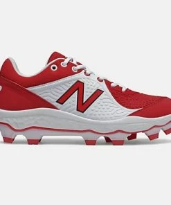 New Balance – Men’s Red/White 3000v5 Fresh Foam Molded Cleat (PL3000R5)