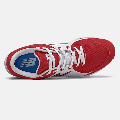New Balance – Men’s Red/White 3000v5 Fresh Foam Molded Cleat (PL3000R5) 4 New Balance – Men’s Red/White 3000v5 Fresh Foam Molded Cleat (PL3000R5) - Image 2