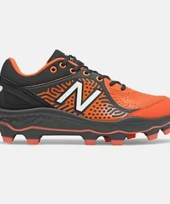 New Balance – Men’s Black/Orange 3000v5 Fresh Foam Molded Cleat (PL3000T5)