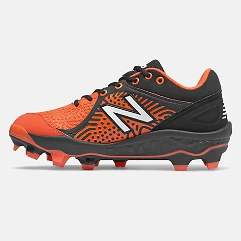 New Balance – Men’s Black/Orange 3000v5 Fresh Foam Molded Cleat (PL3000T5) 5 New Balance – Men’s Black/Orange 3000v5 Fresh Foam Molded Cleat (PL3000T5) - Image 3