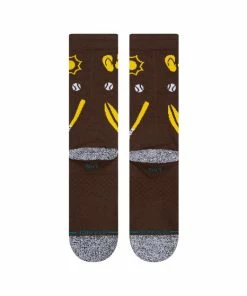 Stance – SAN DIEGO PADRES LANDMARK CREW SOCKS -Bats Elegant Shop Padres Land 3
