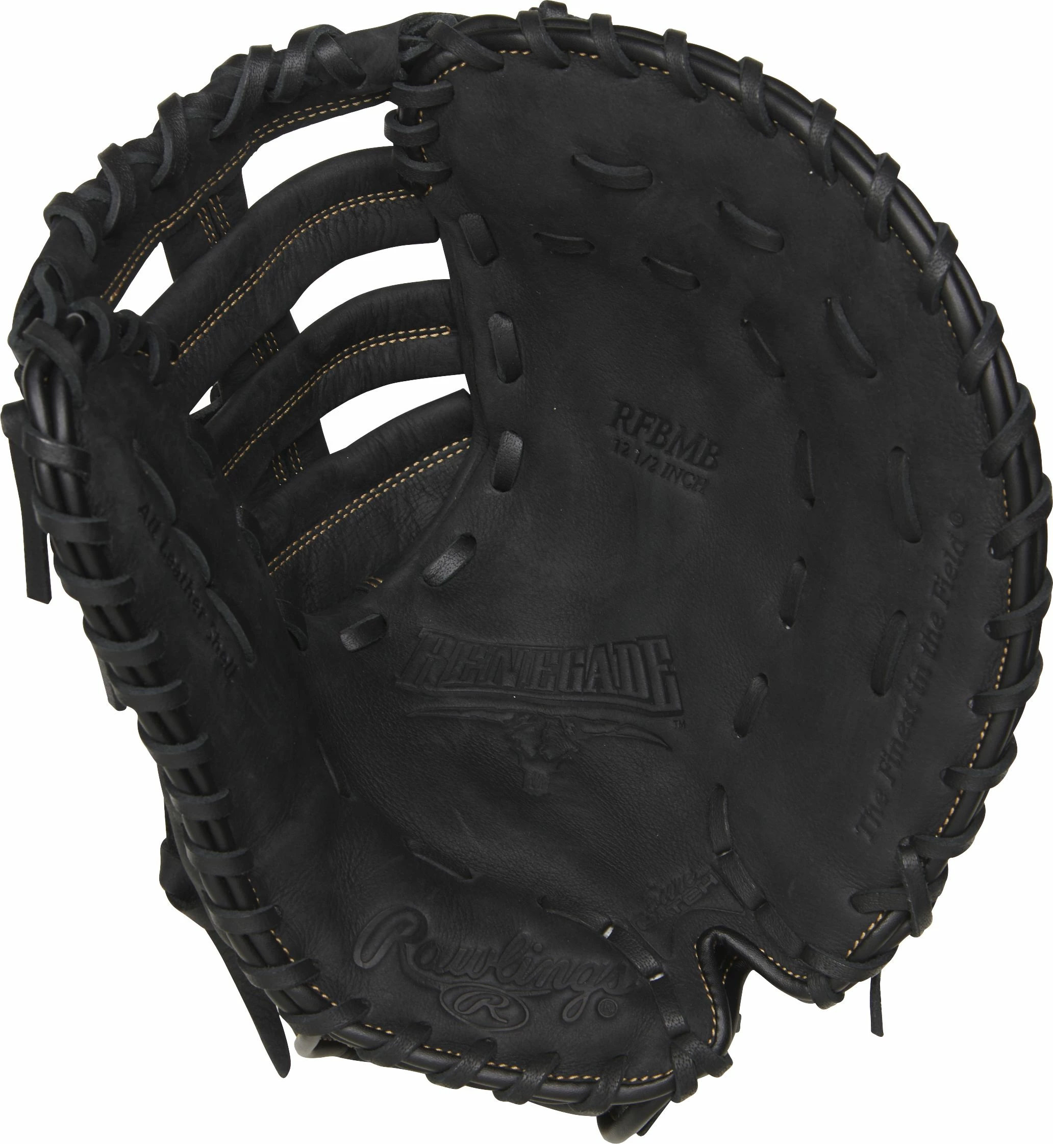 Rawlings Renegade 12.5″ Firstbase Mitt (RFBMB) 4 Rawlings Renegade 12.5″ Firstbase Mitt (RFBMB) - Image 2