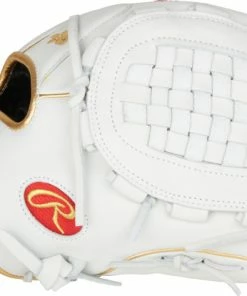 Rawlings Liberty Advanced 12.5″ Fastpitch Glove – White/Gold (RLA125KRG) -Bats Elegant Shop RLA125KRG 4