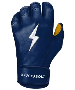 Bruce Bolt – PREMIUM PRO Youth Short Cuff Batting Gloves -Bats Elegant Shop Short Cuff Navy 6 1