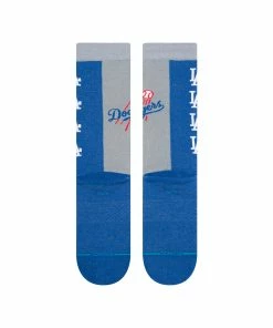 Stance – LOS ANGELES DODGERS SPLIT CREW SOCKS -Bats Elegant Shop Split Dodgers 3