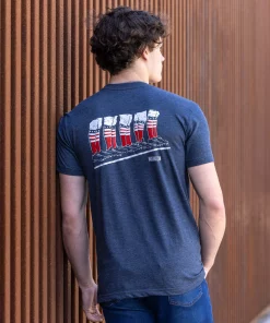 Baseballism Star Spangled Banner Men’s T-Shirt -Bats Elegant Shop Star Spangled 4