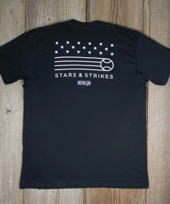 Baseballism Stars And Strikes Men’s T-Shirt -Bats Elegant Shop Stars Strikes 6