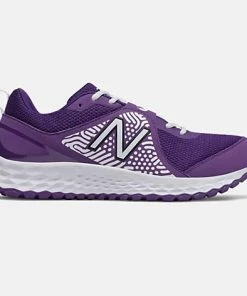 New Balance – Men’s White/Purple 3000v5 Fresh Foam Men’s Turf (T3000WP5)