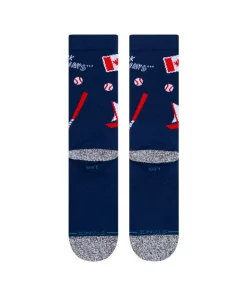 Stance – TORONTO BLUE JAYS LANDMARK CREW SOCKS -Bats Elegant Shop Toronto Land 3