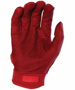 Franklin CFX Pro Chrome Batting Gloves – Adult – Red -Bats Elegant Shop cfx pro Red 3