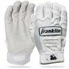 Franklin CFX Pro Chrome Batting Gloves – Adult – White -Bats Elegant Shop cfx pro White 1