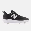 New Balance Black/White L3000v6 Metal Spikes -Bats Elegant Shop l3000bk6 1