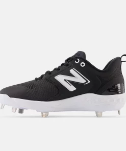 New Balance Black/White L3000v6 Metal Spikes -Bats Elegant Shop l3000bk6 3