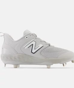 New Balance Grey/White L3000v6 Metal Spikes