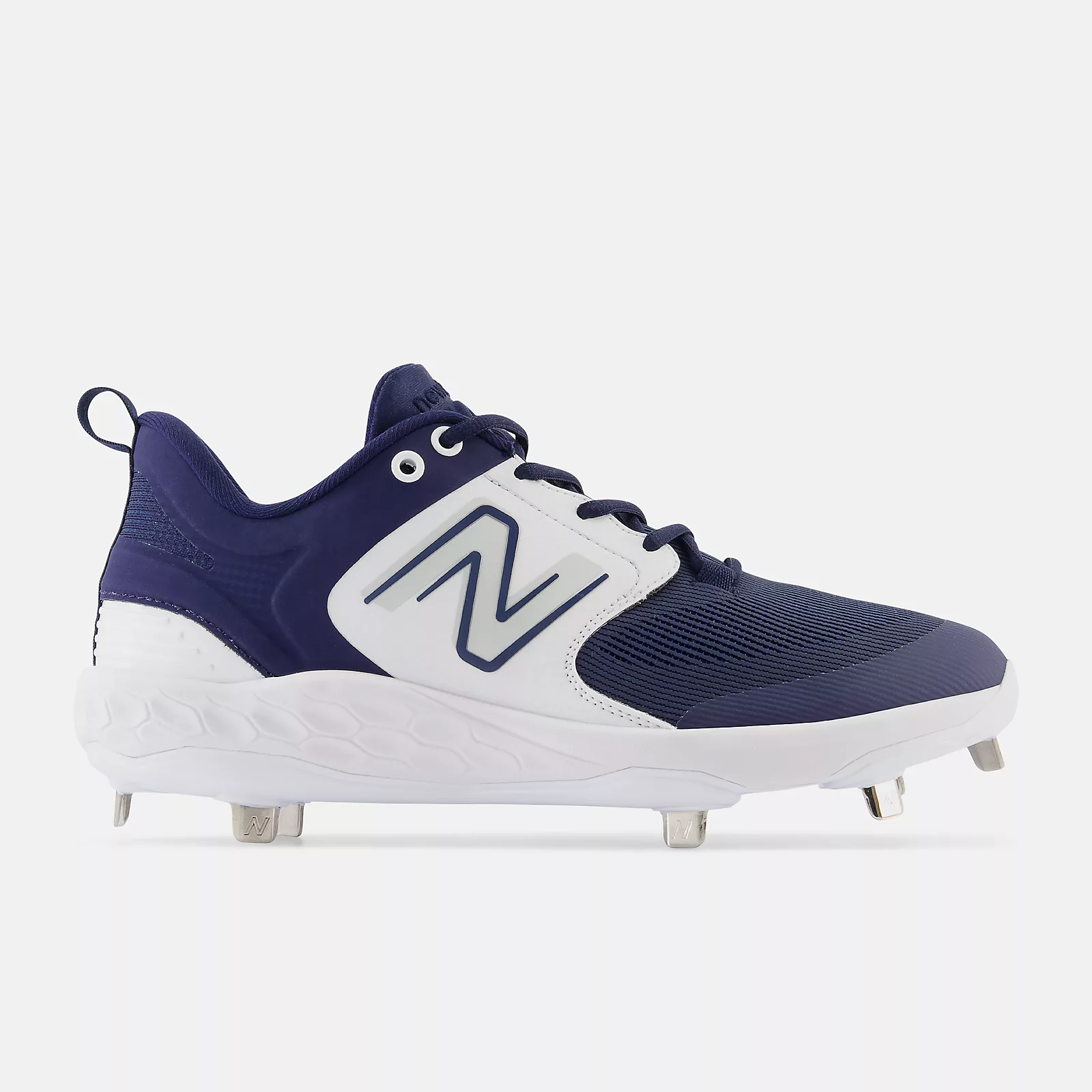 New Balance Navy/White L3000v6 Metal Spikes 3 New Balance Navy/White L3000v6 Metal Spikes