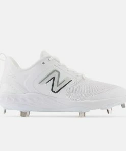 New Balance White L3000v6 Metal Spikes