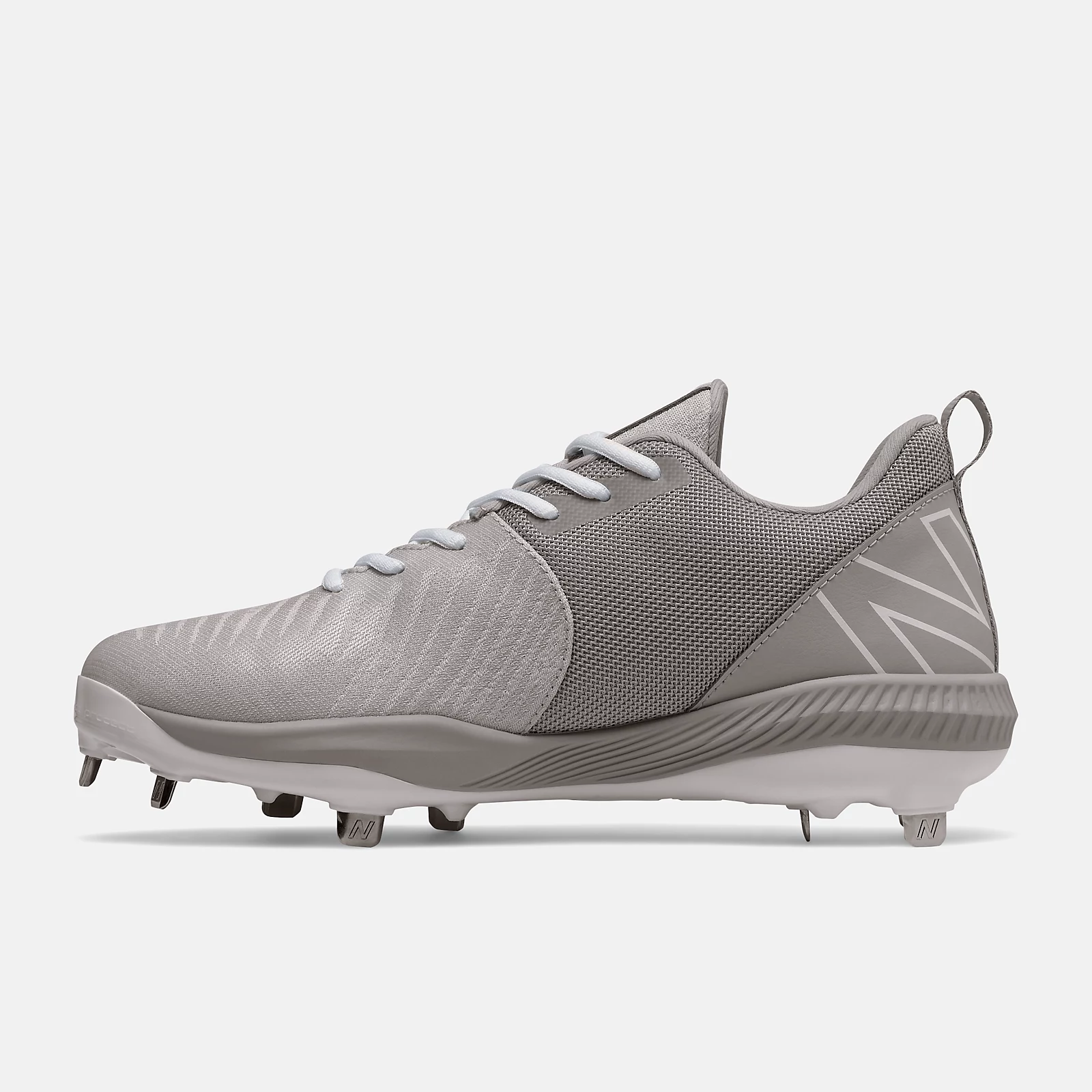 New Balance – Grey/White FuelCell 4040v6 Metal Spikes (L4040TG6) 5 New Balance – Grey/White FuelCell 4040v6 Metal Spikes (L4040TG6) - Image 3