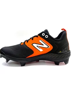 New Balance Black/Orange PL3000v6 Molded Cleats 9 New Balance Black/Orange PL3000v6 Molded Cleats -Bats Elegant Shop pl3000O6 3