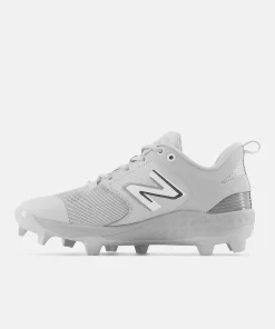 New Balance Grey PL3000v6 Molded Cleats -Bats Elegant Shop pl3000g6 3