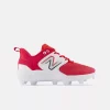 New Balance Red PL3000v6 Molded Cleats 2 New Balance Red PL3000v6 Molded Cleats -Bats Elegant Shop pl3000r6 1