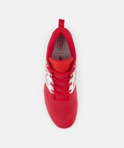 New Balance Red PL3000v6 Molded Cleats -Bats Elegant Shop pl3000r6 4